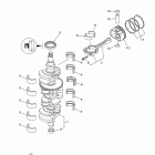 F150TXR/F150TJR/F150TLR Коленчатый вал и Поршень