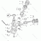 F250UA Crankshaft Piston 1037812-