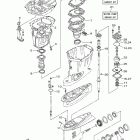 F150TLR/F150TJR/F150TXR Ремонтные комплекты 2