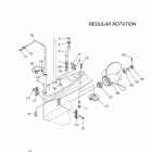 F115TJR/F115TXR/F115TLR Корпус редуктора 2