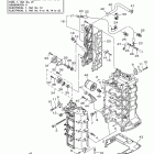 F115TJR/F115TXR/F115TLR Цилиндр и картер 1