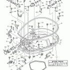 F250BTUR/F250BTXR Bottom cowling 1