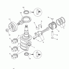 F25SMHA/F25LA/F25SEA/F25SEHA/F25LMHA/F25LEA/F25LEHA Коленчатый вал и Поршень