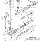 LF250TUR/LF250TXR Lower casing drive 3