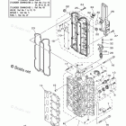 F115TJR CYLINDER CRANKCASE 2 (PRD 0510 LATER)