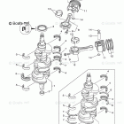 LF250TXR CRANKSHAFT PISTON -1014710