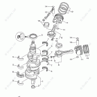 LF250TXR CRANKSHAFT PISTON 1014711-