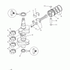 F40BMJH/F40BEJR/F40BMLH/F40BTLR Коленчатый вал и Поршень