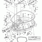 LF250BTUR/LF250BTXR Bottom cowling 1