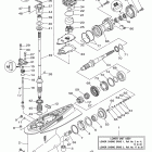 LF250BTUR/LF250BTXR Lower casing drive 3