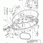 LF350TXR/LF350TUR Bottom cowling 1
