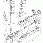 F350TUR-20/LF350TUR-2/LF350TXR-2/F350TXR-20 Lower casing drive 3