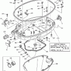 LF150TXR-2/F150TXR-20/F150TLR-20 Нижний обтекатель