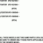 LF250TUR-2/F250TXR-20/F250TUR-20/LF250TXR-2 Модель