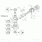 F40JEHA Crankshaft Piston