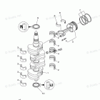 F90TXR Crankshaft Piston