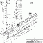 F150TXR-20/F150TLR-20/LF150TXR-2 Lower casing drive 1 f150