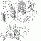 F225TXR-20/F200TXR-20/LF225TXR-2/LF200TXR-2 Цилиндр и картер 1