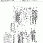 F225TXR-20/F200TXR-20/LF225TXR-2/LF200TXR-2 Цилиндр и картер 2