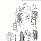 F250TUR-20/LF250TXR-2/LF250TUR-2/F250TXR-20 Цилиндр и картер 2