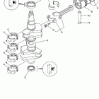 F40TLR/F40EJR/F40MJH/F40MSH/F40MLH Коленчатый вал и Поршень