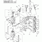 63P-1029405~1049286 LF150TXR 64P-1003507~1006748 LF150TXR/F150TX Впускная система 3
