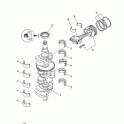 63P-1029405~1049286 LF150TXR 64P-1003507~1006748 LF150TXR/F150TX Коленчатый вал и Поршень