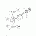66M-1019525~1022000 F15PLR_PLH 66MK-1000001~100453 F15PLH/F15PLH Коленчатый вал и Поршень