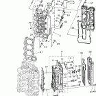 F200TXR/LF225TXR/LF225TUR/LF200TXR/F225TXR/F225TUR Цилиндр и картер 2