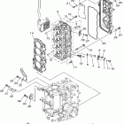 F50TLR-200/F60TJR-200/F60TLR-200 Цилиндр и картер 2