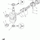 F9.9MLH2E/F9.9ELR2E/F9.9MSH2E Коленчатый вал и Поршень