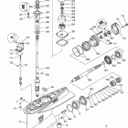 Z300TUR-20/LZ300TXR-2/LZ300TUR-2/Z300TXR-20 Lower casing drive 1 z300