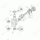 F15CMLH Crankshaft Piston