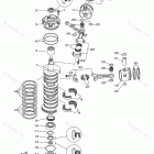 VZ175TLR Crankshaft Piston