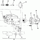 W908139 TRAIL BOSS 350L 4X4 Rear brake assembly