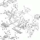 W908139 TRAIL BOSS 350L 4X4 Frame assembly with racks
