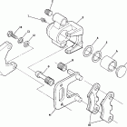 W908139 TRAIL BOSS 350L 4X4 Front brake assembly