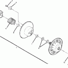 W908527 TRAIL BOSS 250 Driven clutch assembly