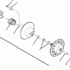 W908627 BIG BOSS 4X6 Driven clutch assembly