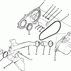 W898527 TRAIL BOSS Clutch cover assembly