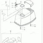 MD50B2 Top Cowl, Motor Cover Upper