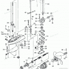 MFS4B Gear Case, Drive Shaft & Gear Case, Propeller Shaft