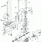 MFS6B Gear Case, Drive Shaft & Gear Case, Propeller Shaft