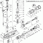 LZ200TXRC/Z200TXRC/Z175TXRC/Z150TLRC/LZ150TXRC Lower casing drive 3