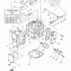 F25ESHB/F25ESRB/F25ELRB/F25MSHB/F25MLHB/F25ELHB/F25TLRB Цилиндр и картер 1