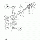 F30TLRB/F40MLHB/F40ESRB/F40EJRB/F40TLRB/F40MJHB/F40MSHB Коленчатый вал и Поршень