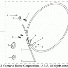 F40EJRB-PU/F40MJHB-PU/F60TJRB-PU Tiller steering shift cable f40