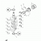F80TJRB/F100TXRB/F80TLRB/F100TLRB Коленчатый вал и Поршень