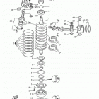 Z250TURB/Z250TXRB/LZ250TXRB/LZ250TURB Коленчатый вал и Поршень
