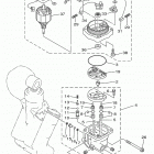 DX150TLRA Power trim & tilt assy 2